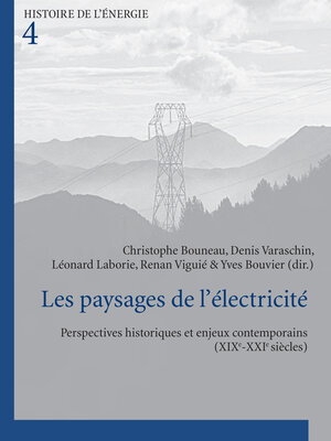 Les paysages de l'électricité - ebook